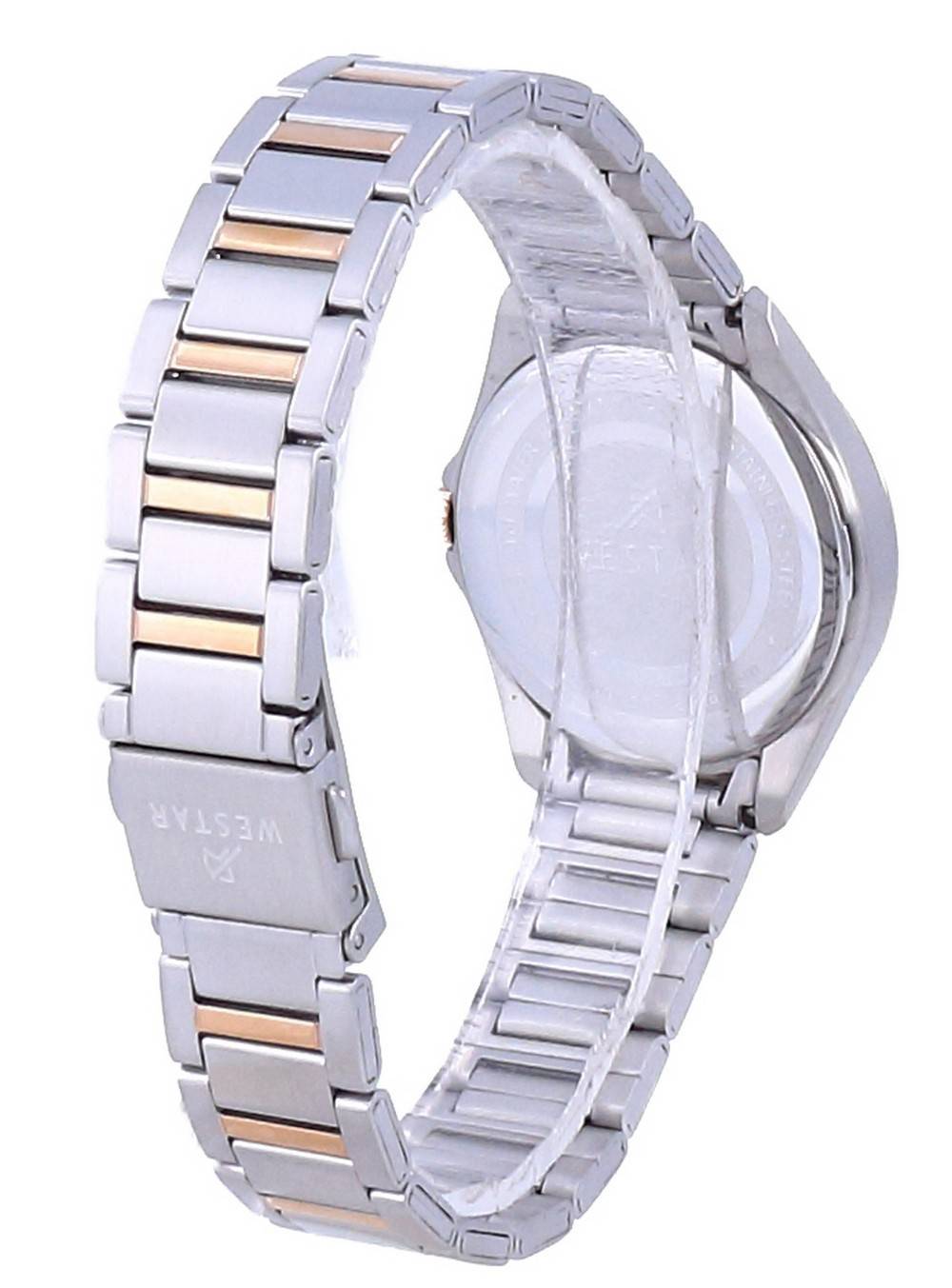 Westar Silver Dial Two Tone Stainless Steel Quartz 40212 SPN 607 Women's Watch