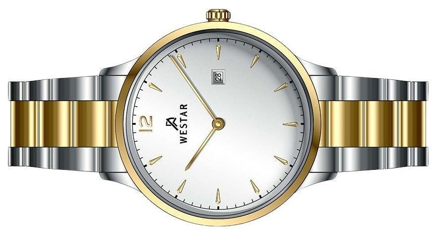 Westar Profile Stainless Steel Silver Dial Quartz 40218CBN107 Women's Watch