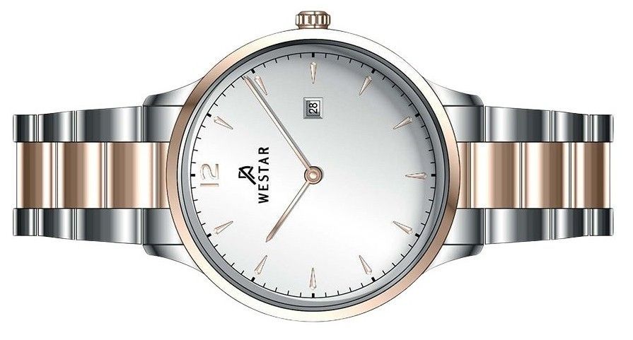 Westar Profile Stainless Steel Silver Dial Quartz 40218SPN607 Women's Watch