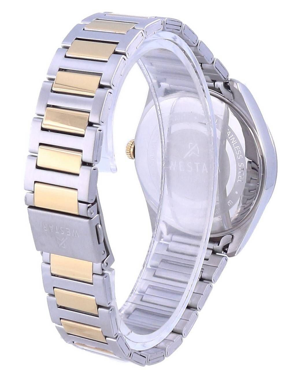 Westar Champagne Dial Two Tone Stainless Steel Quartz 50213 CBN 102 Men's Watch