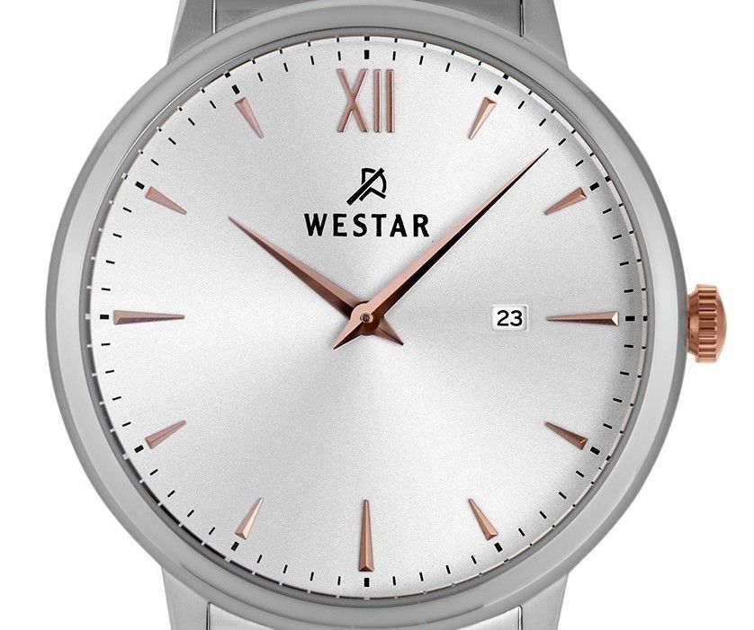 Westar Profile Stainless Steel Silver Dial Quartz 50215SPN607 Men's Watch