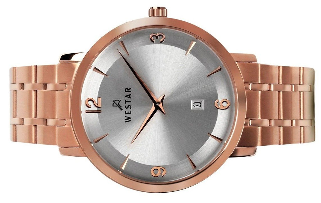Westar Profile Stainless Steel Silver Dial Quartz 50220PPN607 Men's Watch