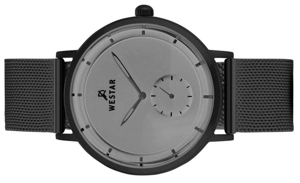 Westar Profile Stainless Steel Grey Dial Quartz 50247BBN306 Men's Watch