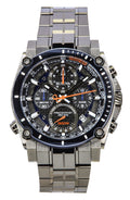 Bulova Icon Precisionist Chronograph Stainless Steel Grey Dial Quartz Diver's 98B343 300M Men's Watch