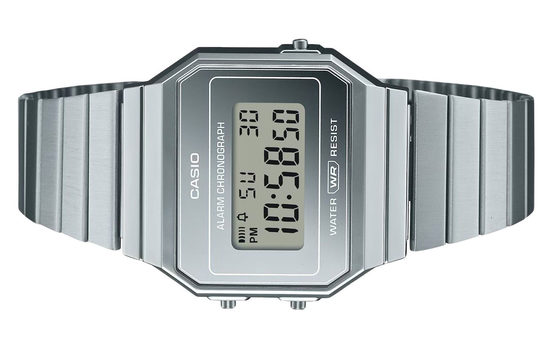 Casio Vintage Digital Stainless Steel Silver Dial Quartz A700WEV-7A Unisex Watch