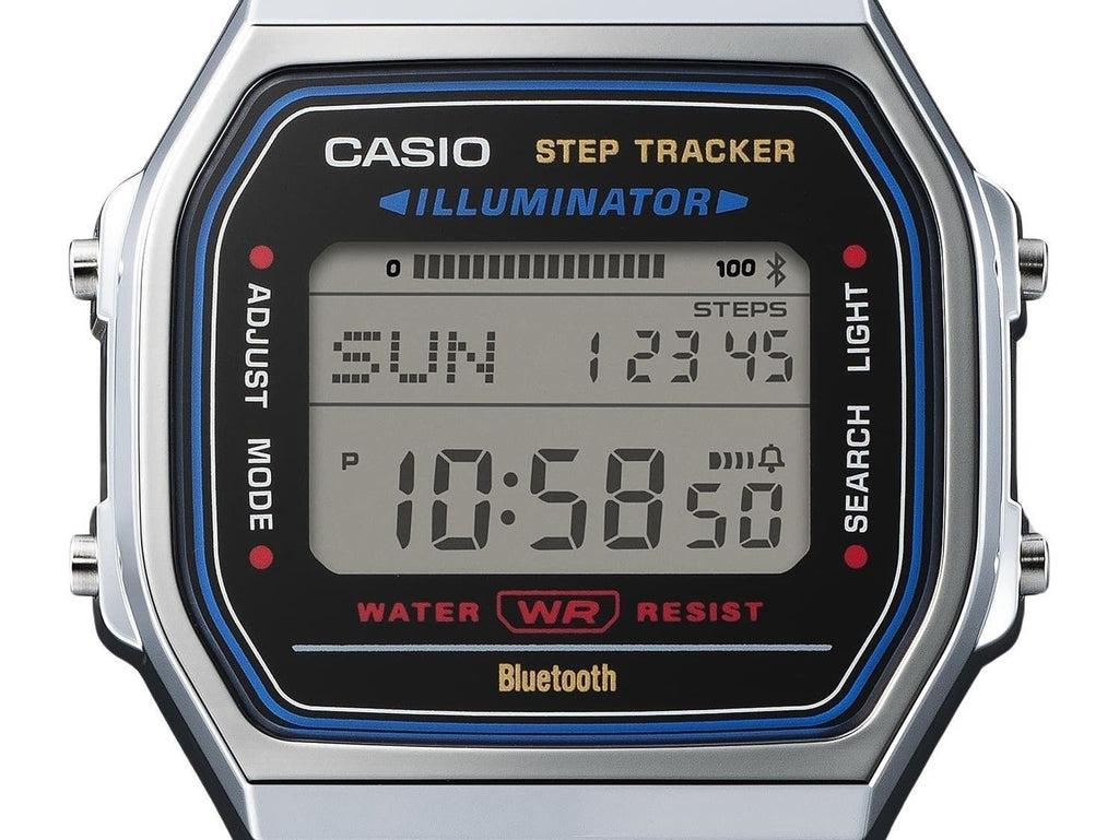 Casio Vintage Digital Smartphone Link Stainless Steel Quartz ABL-100WE-1A Unisex Watch
