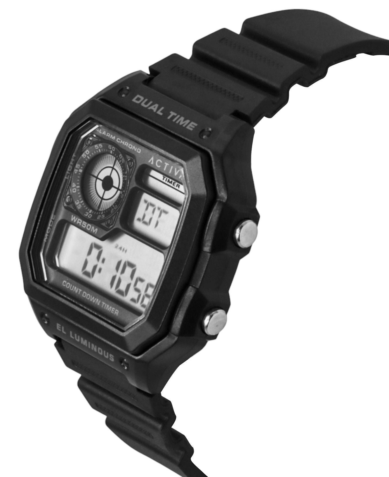 Invicta Activa Digital Polyurethane Strap Black Dial Quartz ACW1299-001 Men's Watch