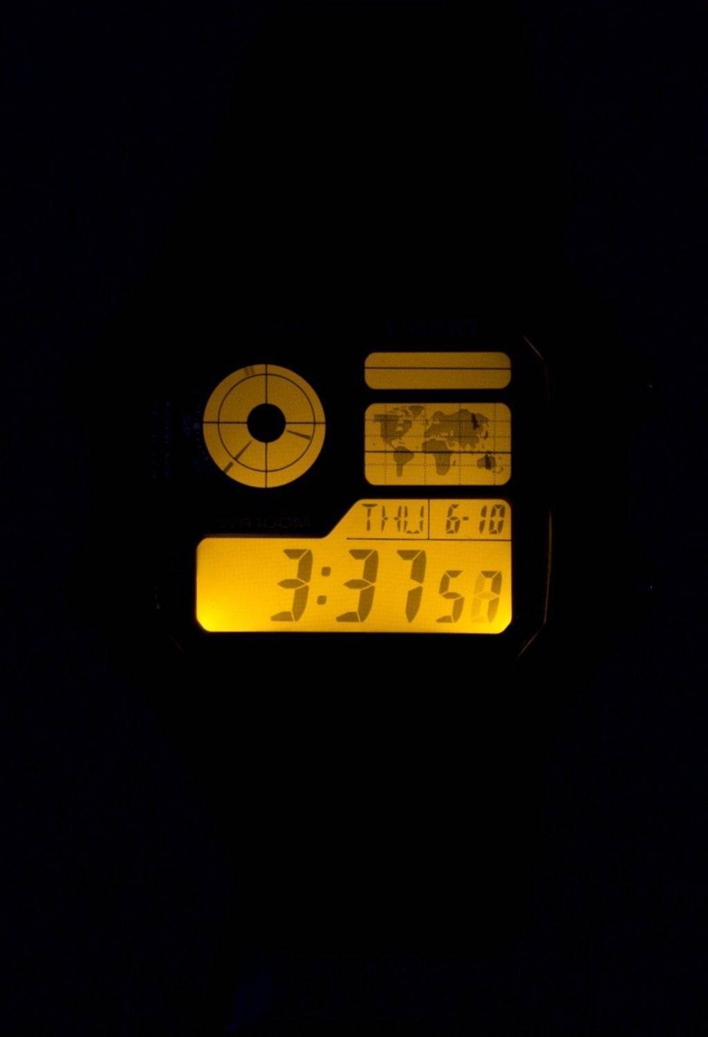 Casio Youth Illuminator World Time Alarm AE-1200WH-1AV AE1200WH-1AV Men's Watch