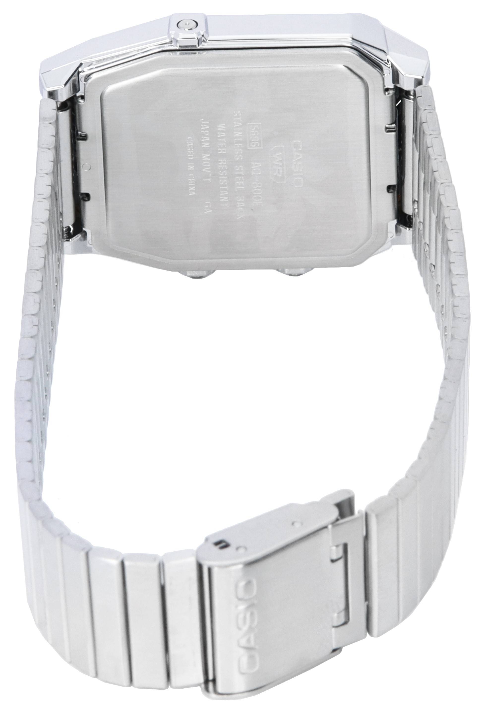 Casio Vintage Analog Digital Black Dial Quartz AQ-800E-1A AQ800E-1 Unisex Watch