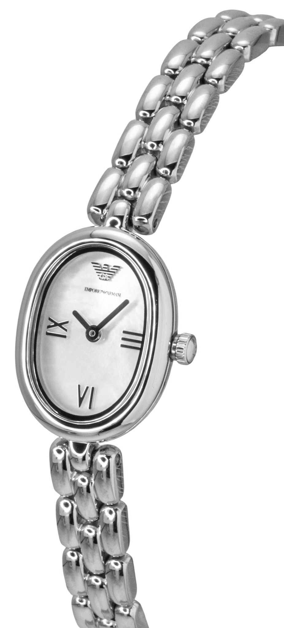 Emporio Armani Stainless Steel Mother Of Pearl Dial Quartz AR11720 Women's Watch