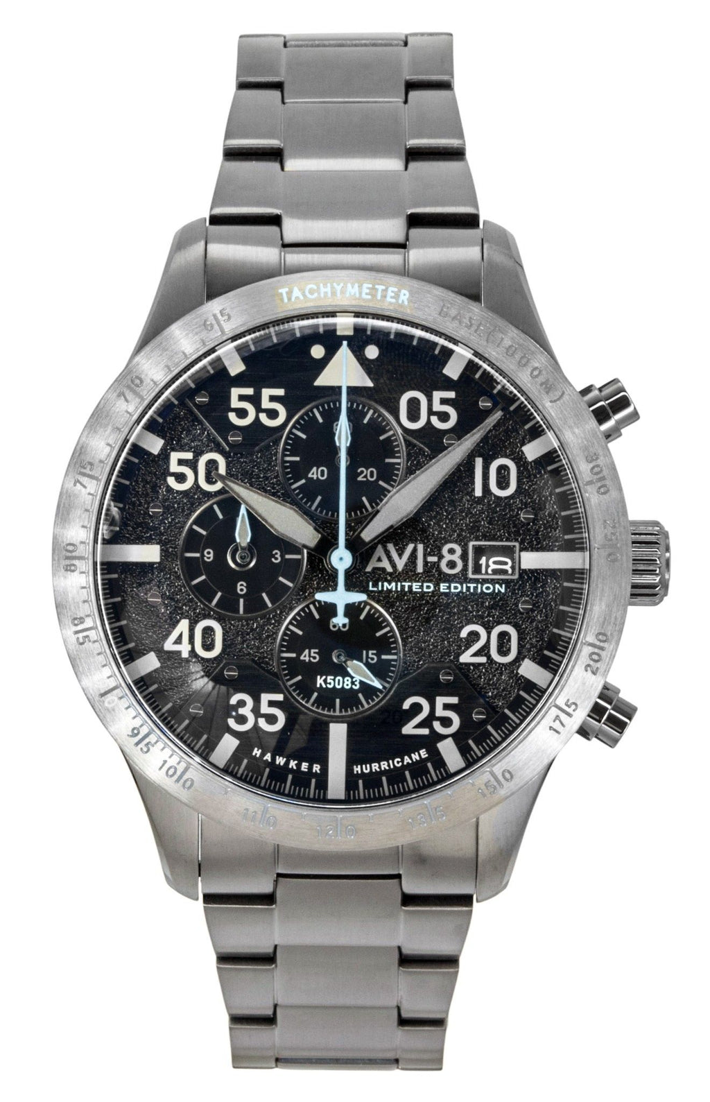 AVI-8 Hawker Hurricane Chronograph 90th Anniversary Limited Edition Hangar Grey Dial Quartz AV-4130-44 Men's Watch