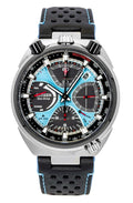 Citizen Promaster Limited Edition Chronograph Leather Strap Blue Dial Eco-Drive Diver's AV0106-01L 200M Men's Watch