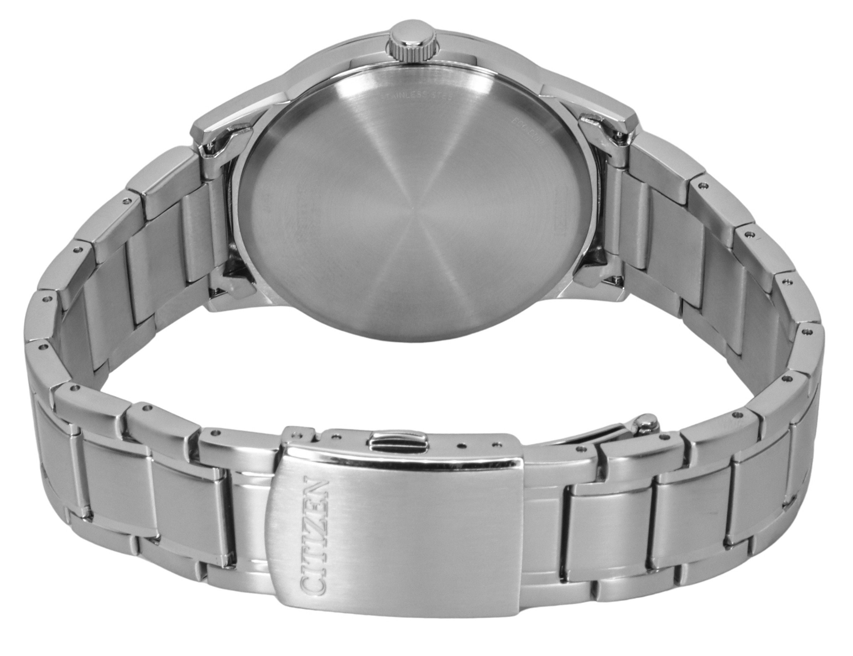 Citizen Eco-Drive Stainless Steel White Dial AW0100-86B Men's Watch