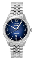 Citizen Rolan Stainless Steel Blue Dial Eco-Drive AW0150-53L 100M Men's Watch