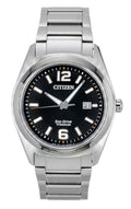 Citizen Super Titanium Black Dial Eco Drive AW1641-81E Men's Watch