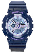 Casio Baby-G Analog Digital Resin Strap Blue Dial Quartz BA-110MC-2A 100M Women's Watch