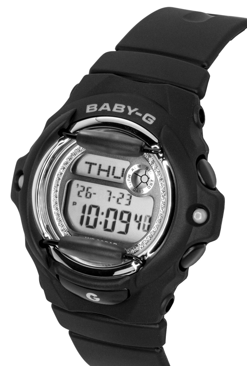 Casio Baby-G Digital Resin Strap Quartz BG-169KB-1 200M Women's Watch