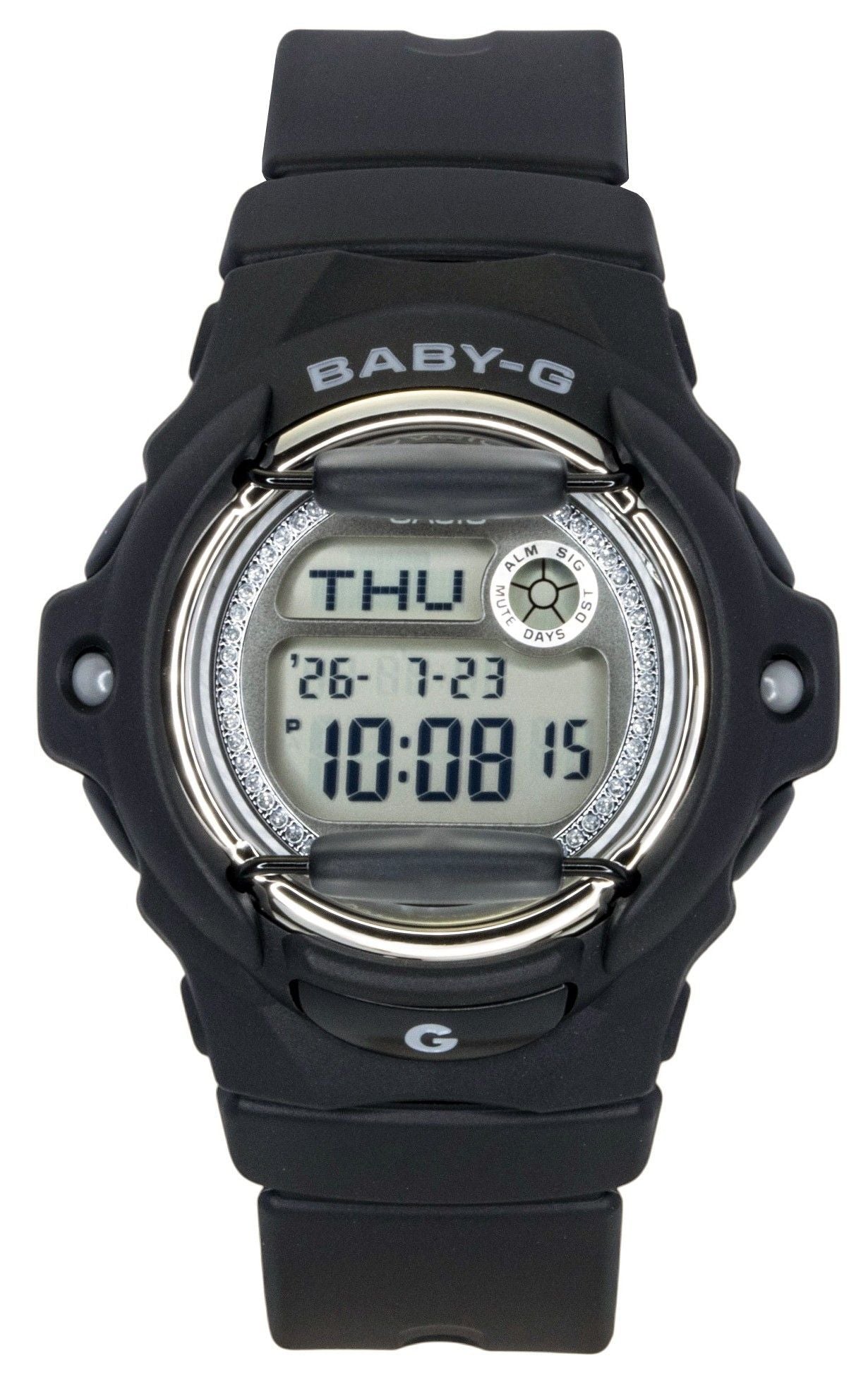 Casio Baby-G Digital Resin Strap Quartz BG-169KB-1 200M Women's Watch