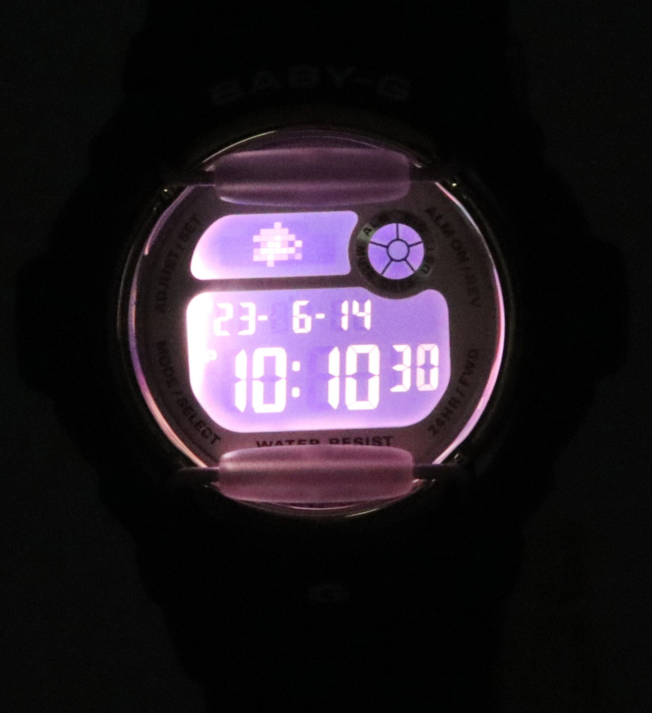 Casio Baby-G Digital Resin Strap Pink Dial Quartz BG-169U-1C 200M Women's Watch