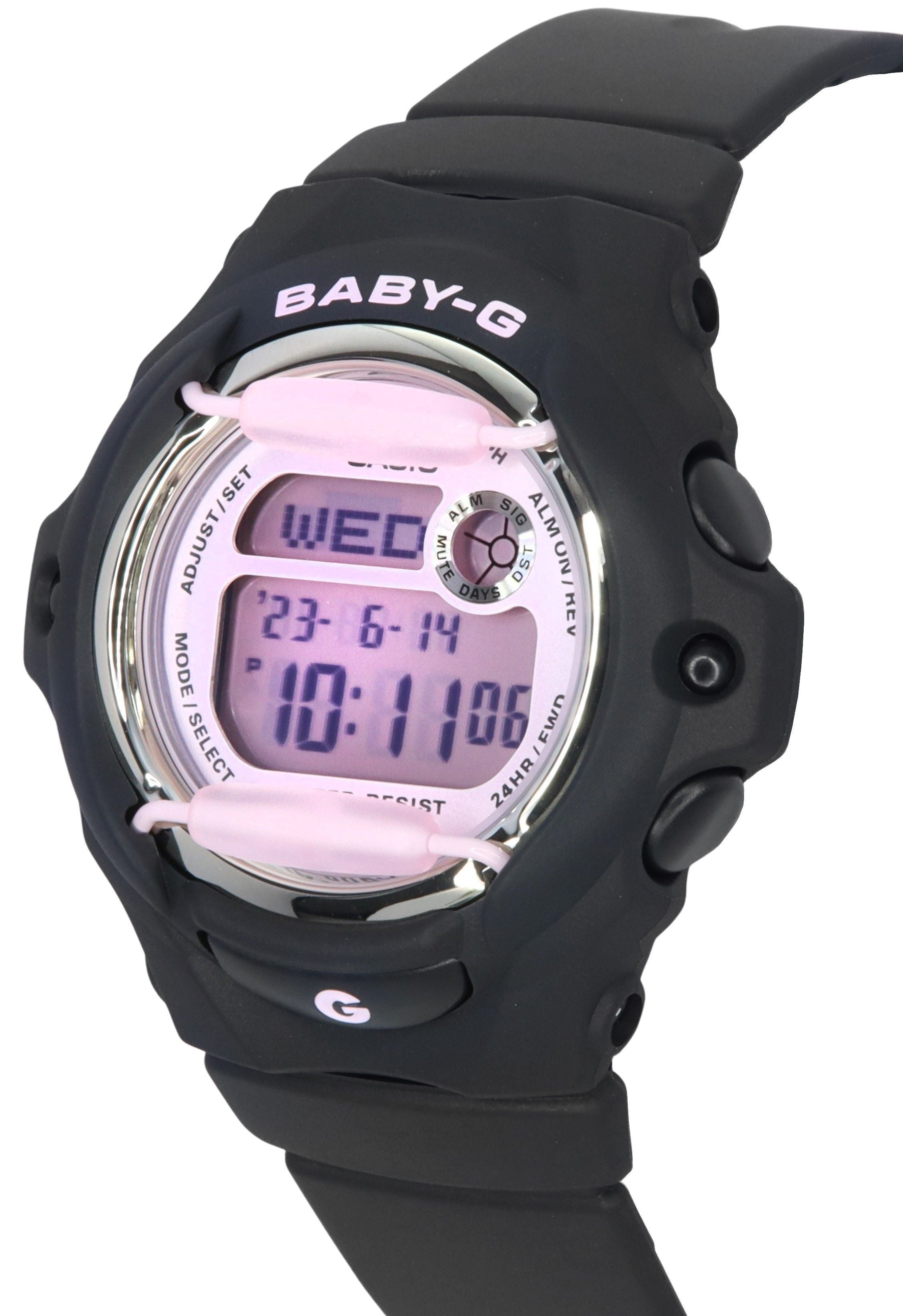 Casio Baby-G Digital Resin Strap Pink Dial Quartz BG-169U-1C 200M Women's Watch