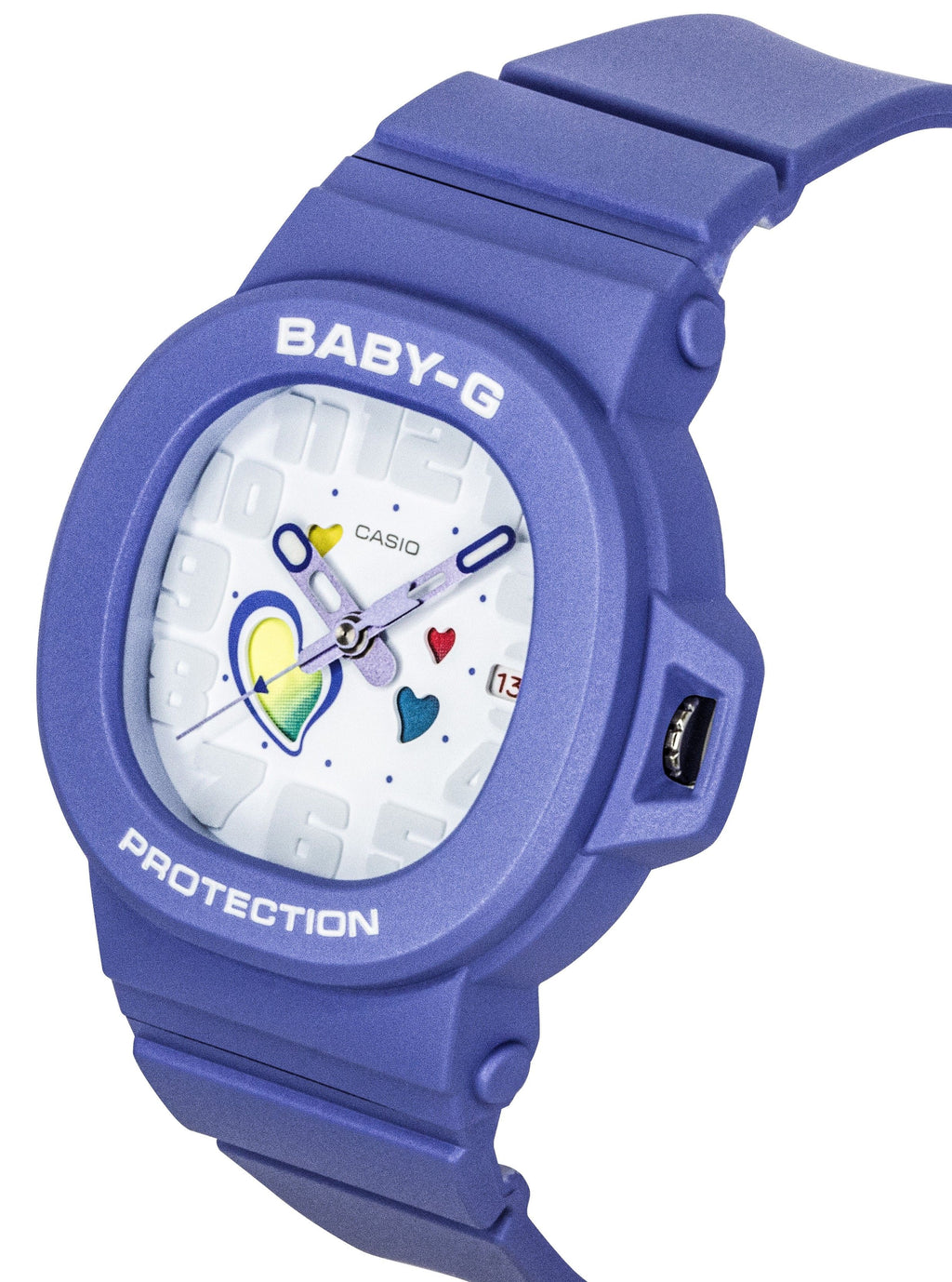 Casio Baby-G Analog Playful Hearts Series White Dial Quartz BGA-10-6A 100M Women's Watch