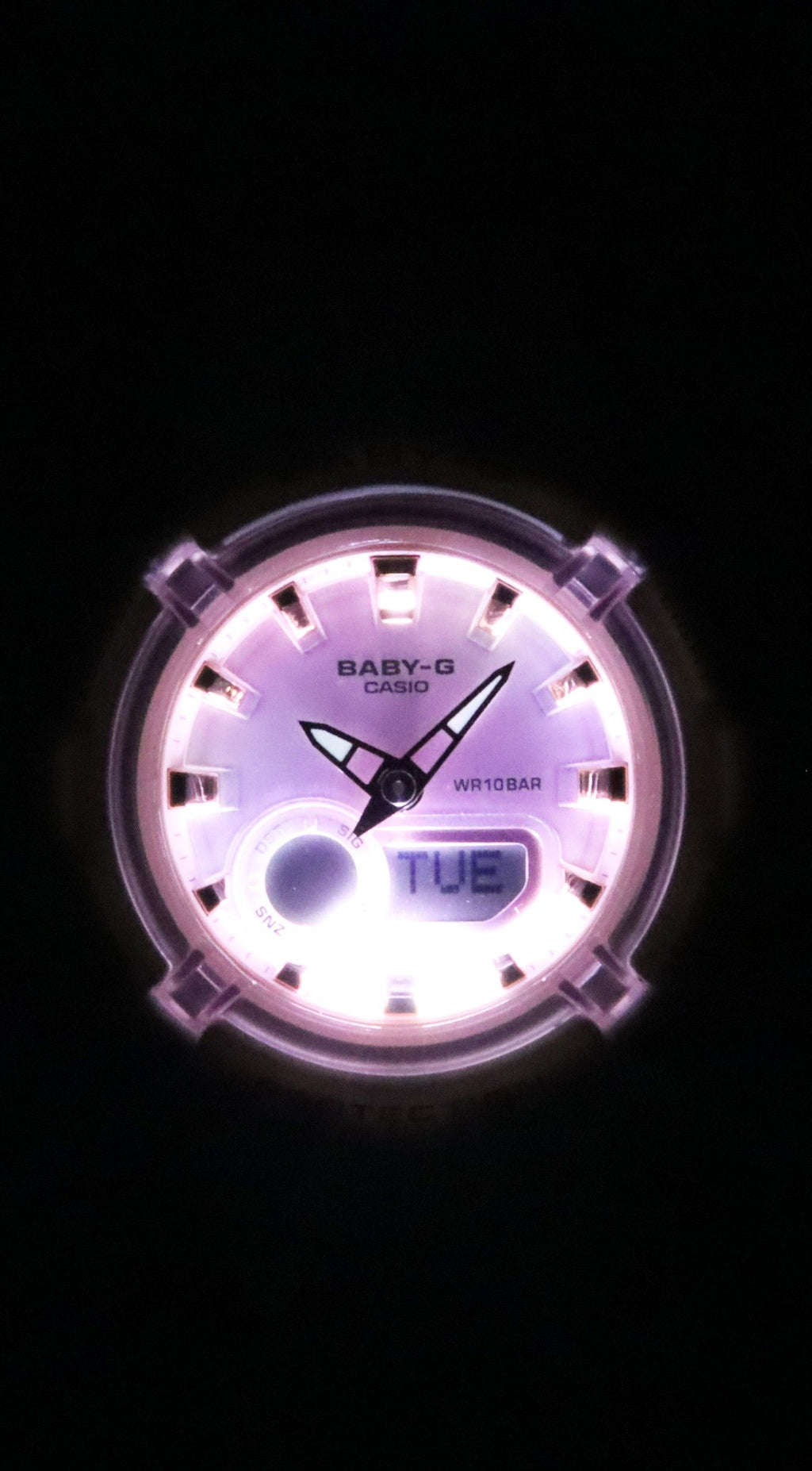 Casio Baby-G Analog Digital Resin Strap Multicolor Dial Quartz BGA-280TD-7A 100M Women's Watch