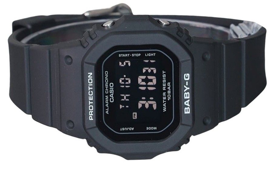 Casio Baby-G Digital Black Resin Strap Quartz BGD-565U-1 100M Women's Watch