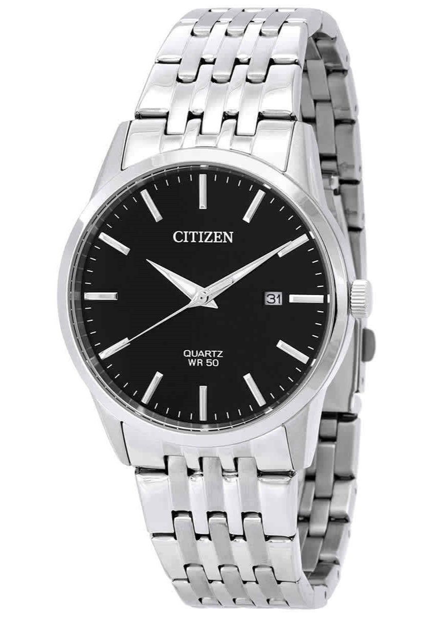Citizen Black Dial Stainless Steel Quartz BI5000-87E Men's Watch
