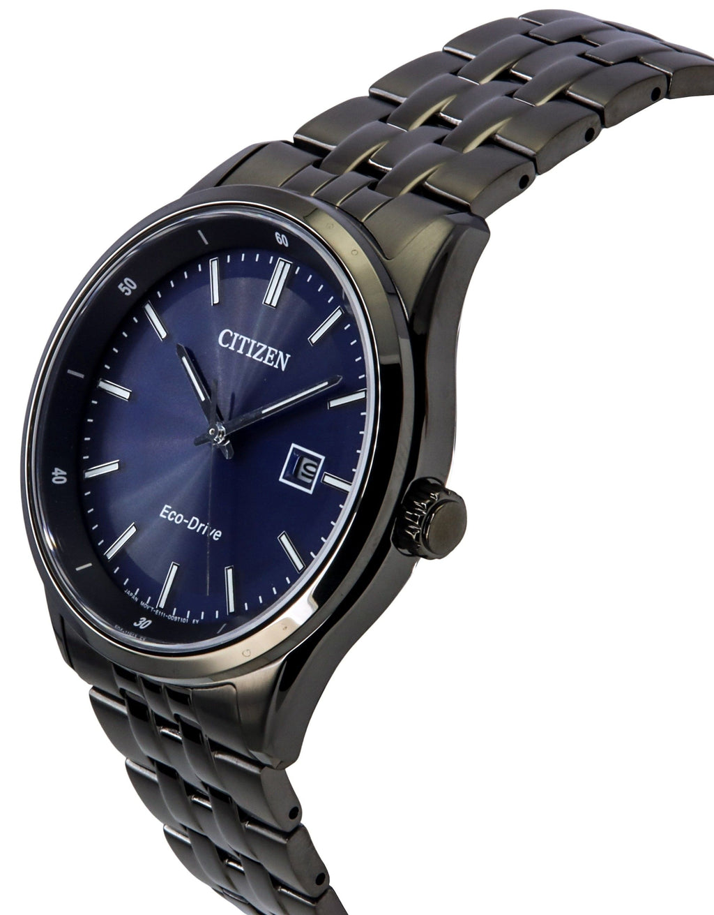 Citizen Eco-Drive Stainless Steel Blue Dial BM7567-50L 100M Men's Watch