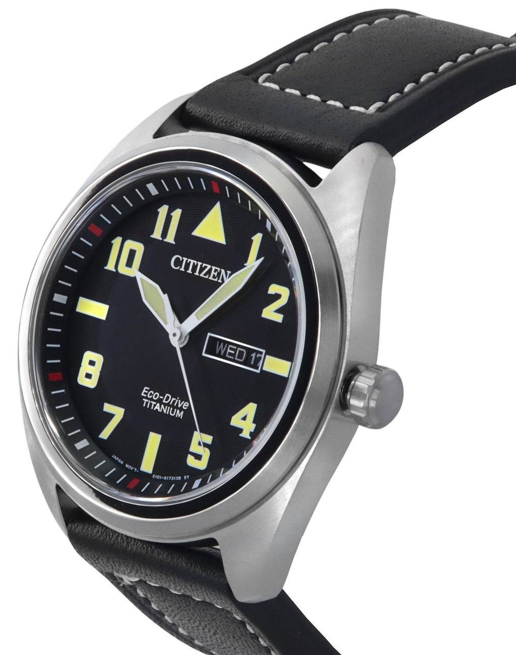 Citizen Eco-Drive Garrison Super Titanium Black Dial BM8560-29E 100M Men's Watch