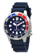 Citizen Promaster Dive Polyurethane Strap Blue Dial Eco-Drive BN0168-06L 200M Men's Watch