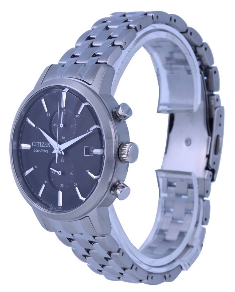 Citizen Classic Chronograph Black Dial Stainless Steel Eco-Drive CA7060-88E Men's Watch