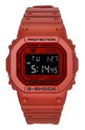 Casio G-Shock Digital Red Bio-Based Resin Strap Quartz DW-5600RRB-4 200M Men's Watch