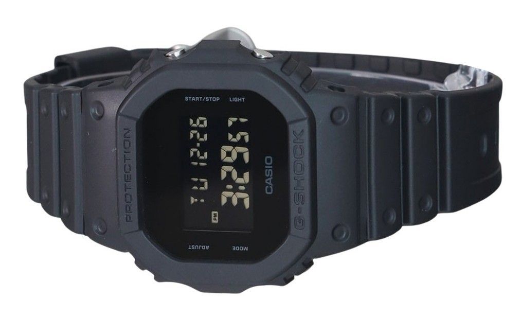 Casio G-Shock Digital Resin Strap Quartz DW-5600UBB-1 200M Men's Watch