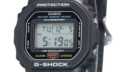 Casio G-Shock Digital Resin Strap Quartz DW-5600UE-1 200M Men's Watch