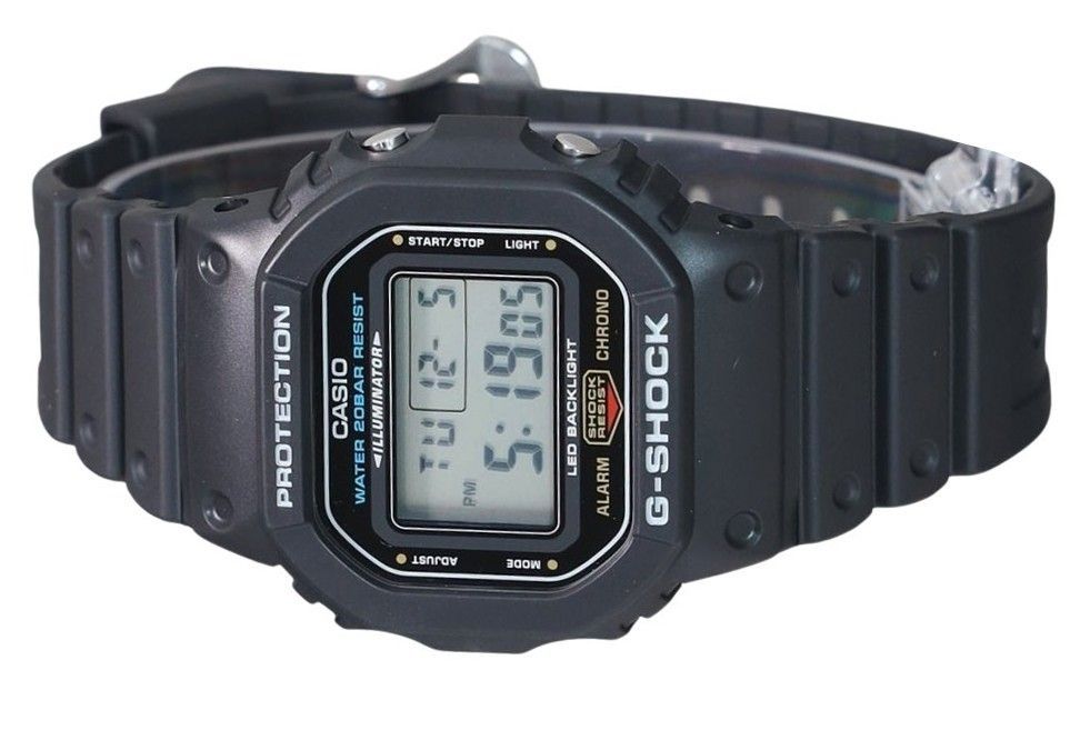 Casio G-Shock Digital Resin Strap Quartz DW-5600UE-1 200M Men's Watch