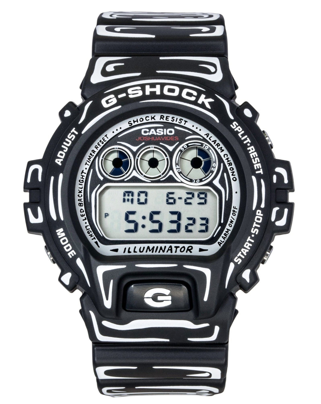 Casio G-Shock Digital Resin Strap Quartz DW-6900JV-1 200M Men's Watch