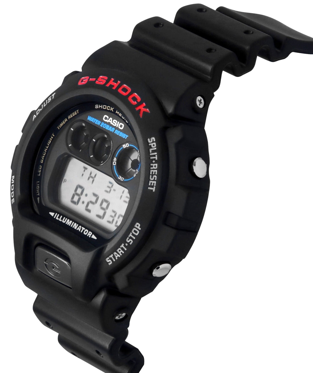 Casio G-Shock Digital Resin Strap Quartz DW-6900U-1 200M Men's Watch