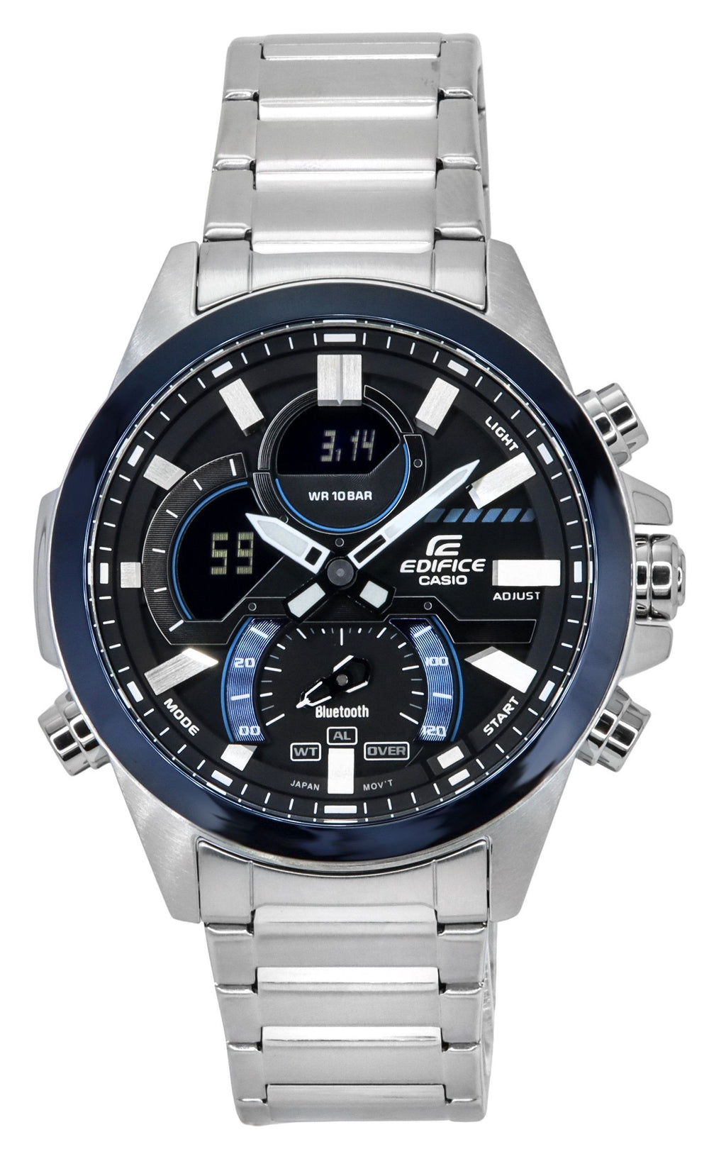 Casio Edifice Smartphone Link Analog Digital Black Dial Quartz ECB-30DB-1A 100M Men's Watch