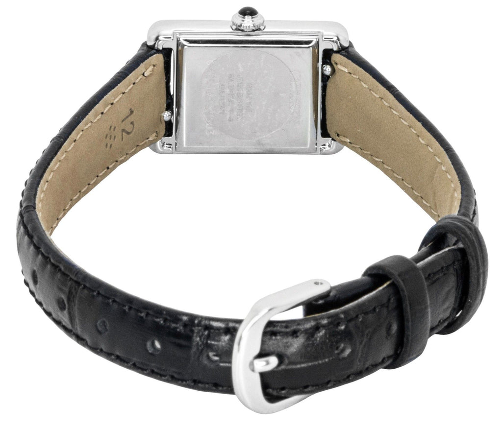 Citizen Fio Roma Eco-Drive Leather Strap Silver Dial EG2790-12A Women's Watch