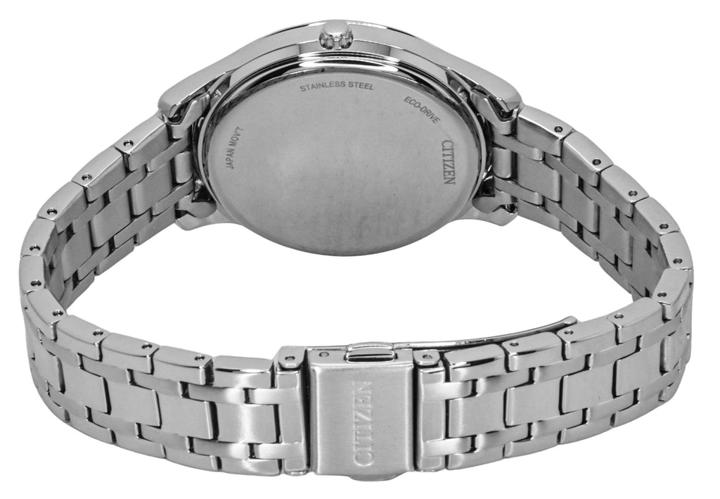 Citizen Elegance Stainless Steel Pink Dial Eco-Drive EM0411-71X Women's Watch