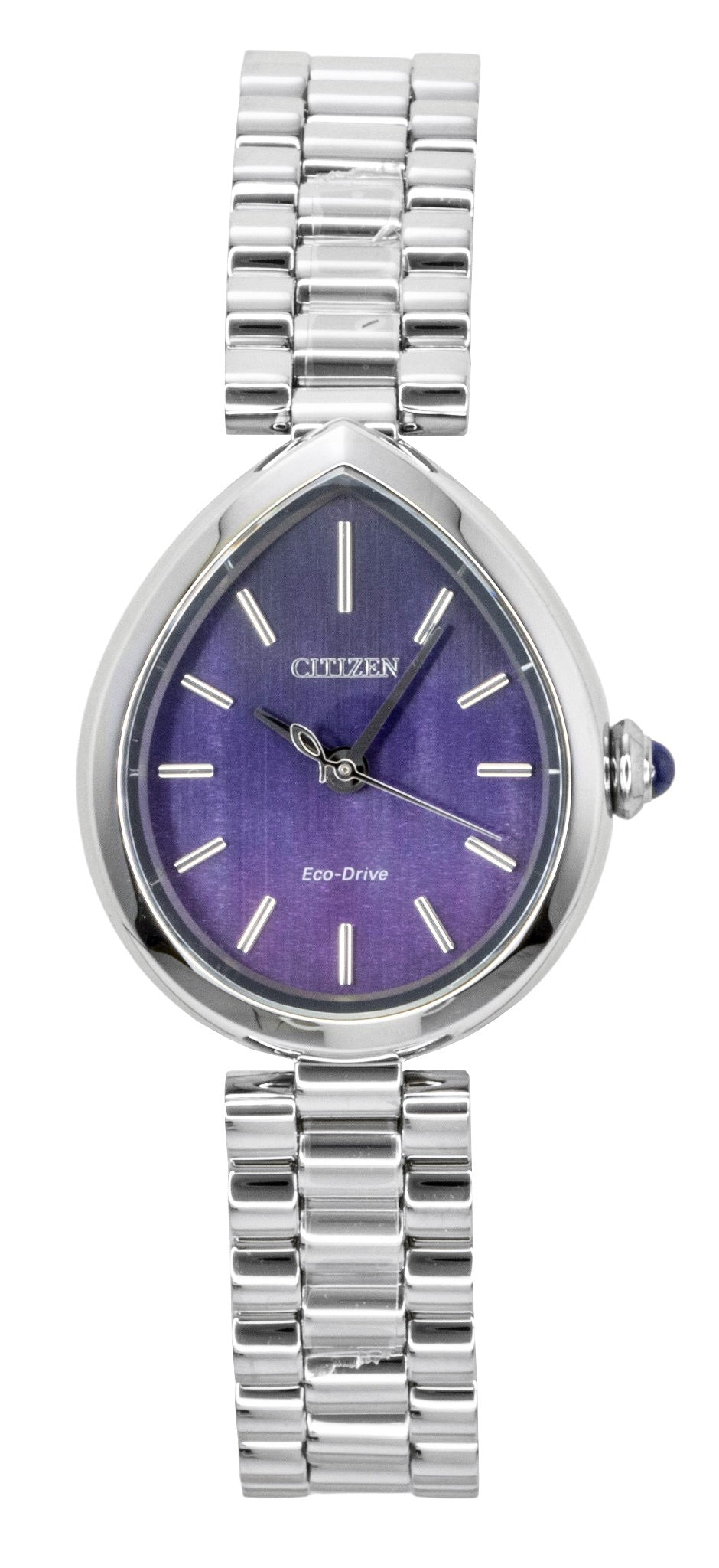 Citizen L Rainell Analog Stainless Steel Purple Dial Eco-Drive EM1200-55X Women's Watch