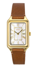 Fossil Raquel Brown Leather Strap White Mother Of Pearl Dial Quartz ES5307 Women's Watch