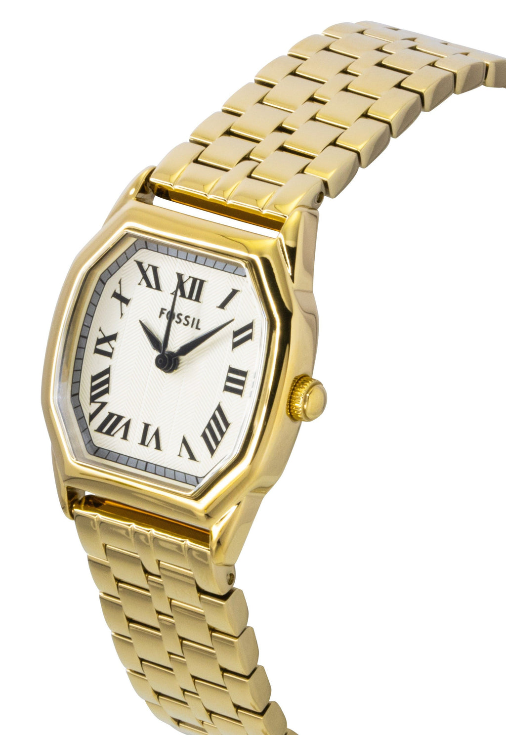 Fossil Harlow Gold Tone Stainless Steel Cream Dial Quartz ES5361 Women's Watch