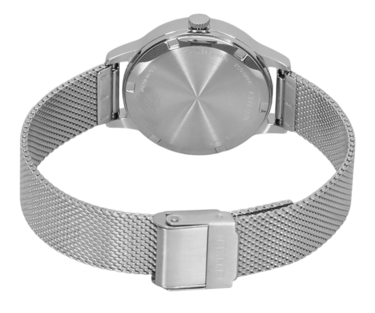 Citizen Elegance Stainless Steel Blue Dial Eco-Drive EW2621-75M 100M Women's Watch