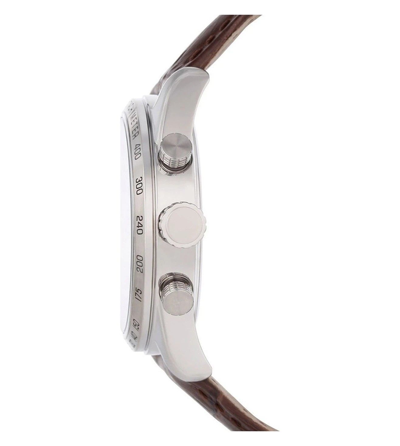 Festina Timeless Chronograph Leather Strap Silver Dial Quartz F16760-1 Men's Watch