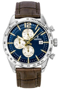 Festina Chronograph Leather Strap Blue Dial Quartz F16760-7 Men's Watch