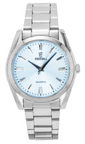 Festina Boyfriend Stainless Steel Turquoise Dial Quartz F20622-P Women's Watch