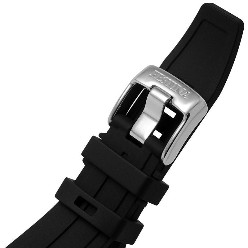 Festina Diver Rubber Strap Black Dial Quartz F20664-3 200M Men's Watch