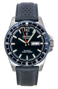 Festina Titanium Analog Leather Strap Blue Dial Quartz F20699-2 100M Men's Watch